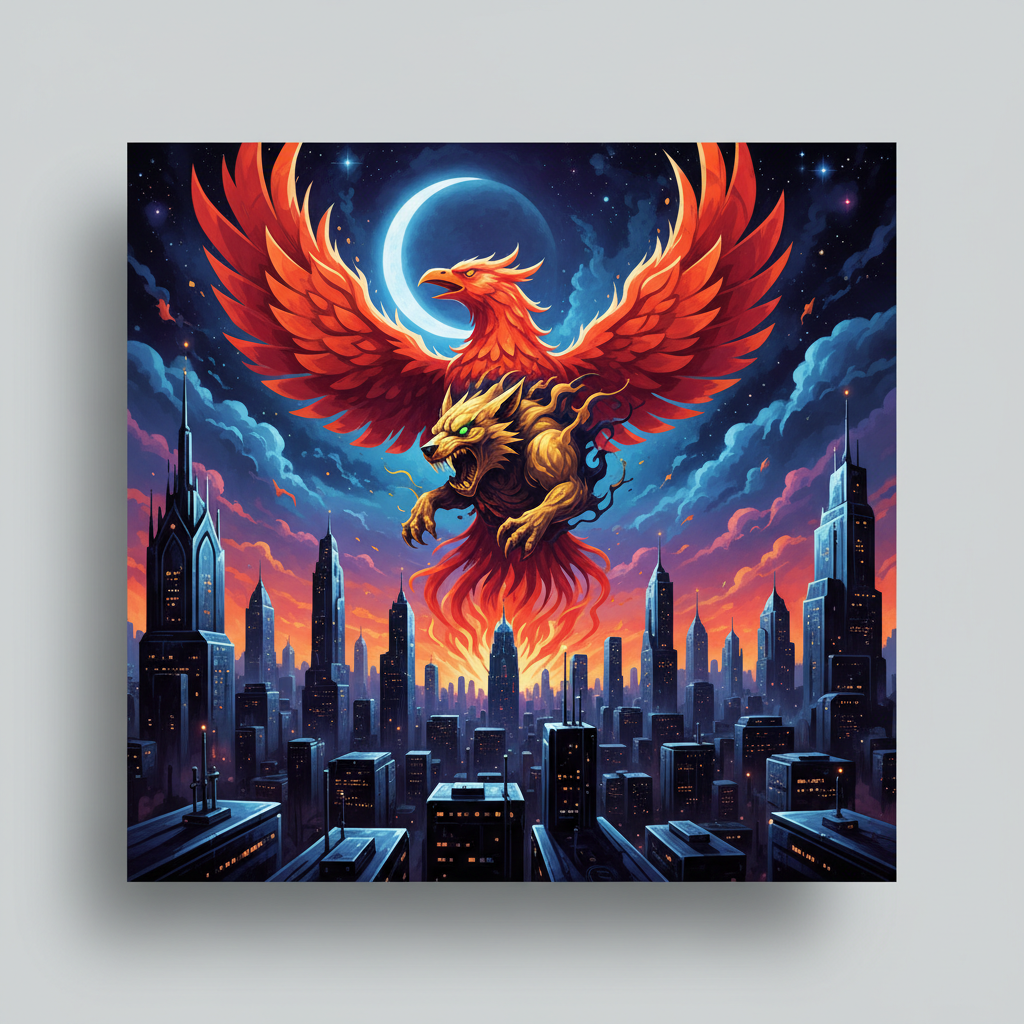 Fenix - Лунный свет на шпилях, зверь внутри — на воле.