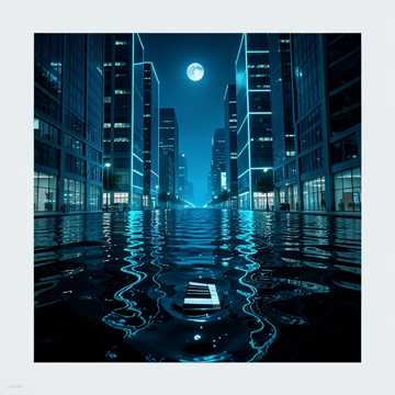 Dark trap atmosphere, deep bass, eerie p