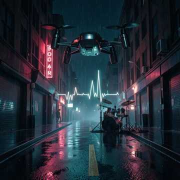 AI-песня в жанре фонк, Агрессивный, Мрачный · #409259D