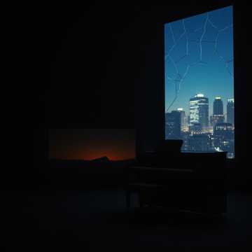 Atmospheric emotional pop-rock song in Russian